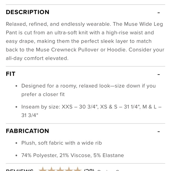 ALO Yoga Black Ribbed Muse Wide Leg Pant - Picture 4 of 6